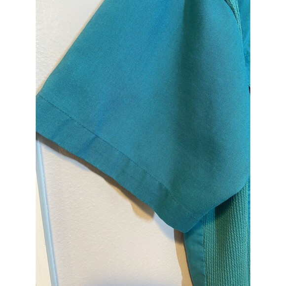 Vintage Members Only Shirt Men's Size‎ Large Green Pullover Single Stitch - Picture 7 of 12